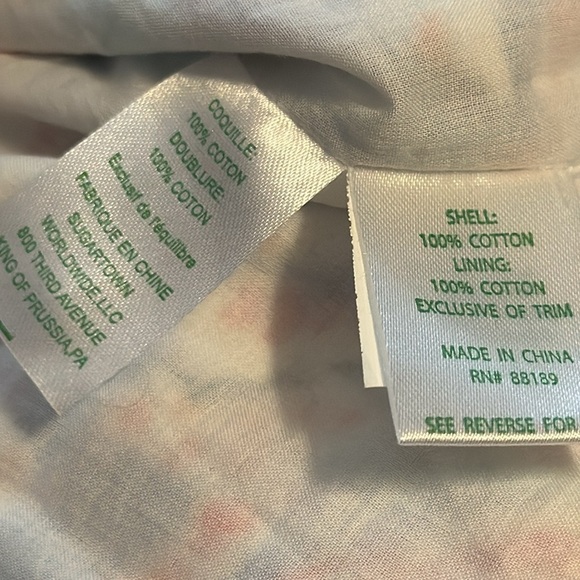 Lilly Pulitzer Anabelle - Shell Me About It - racer back contrast lace top Sz 6 - Picture 9 of 10